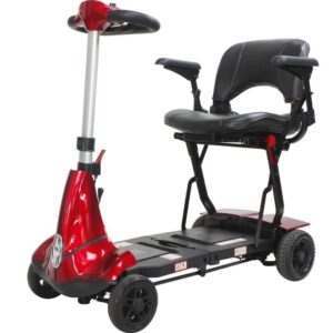 LATEST Red Solax Mobie Plus manual fold mobility Scooter