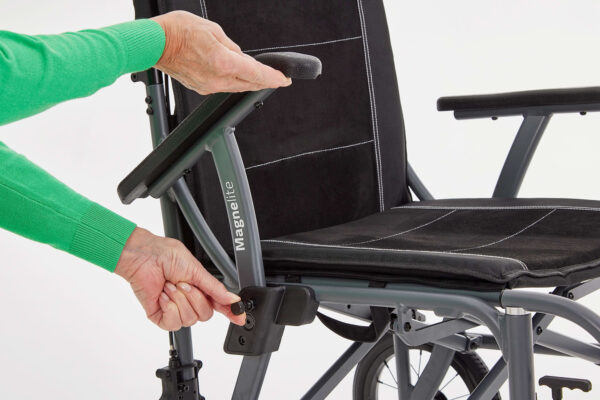 Flip-up armrests for easy side transfer_result