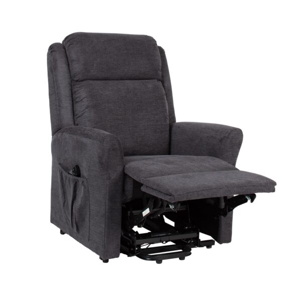 3. Maryville Graphite Grey Footrest fully up_1600