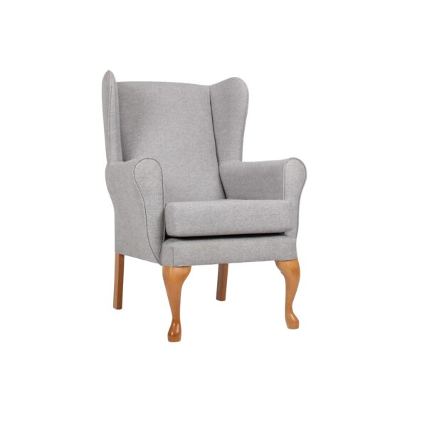 Stone Queen Anne Fireside Chair FSC009STO (4)