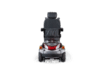 Scooterpac Tandem mobility scooter rear view showing black seat, taillights and rugged tires