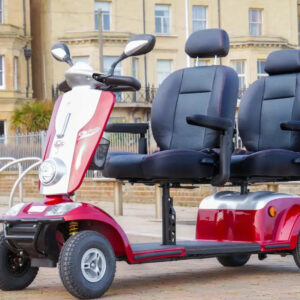 Scooterpac Tandem Two-Person Mobility Scooter | Class 3, 8mph Road Legal, 25 Mile Range