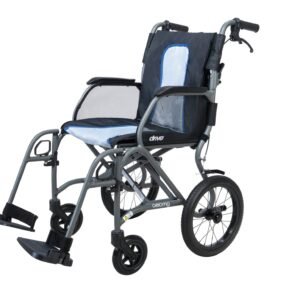 Drive Medical AeroMg Transit Wheelchair | Ultra-Lightweight Magnesium Alloy, 5.7kg Carry Weight